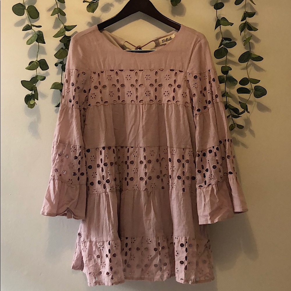 Eyelet dress